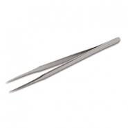 Beadalon Designer Tweezers straight Argenté