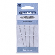 Beadalon Collapsible Eye Needles 6.4mm heavy Argent&eacute;