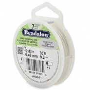 Beadalon stringing wire 7 strand 0.46mm Argenté