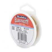 Beadalon Elastic Stringing Wire 0.5mm 5 metre Dor&eacute; satin&eacute;