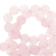 Pierres naturelles Quartz 8mm Rose princesse opal