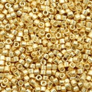 Perles Miyuki delicas 11/0 Duracoat galvanized gold DB-1832