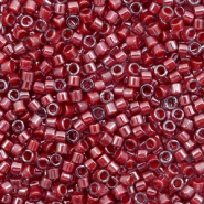 Perles Miyuki delicas 11/0 Cranberry lined luster crystal red DB-280