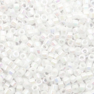 Perles Miyuki delicas 11/0 White pearl AB DB-202