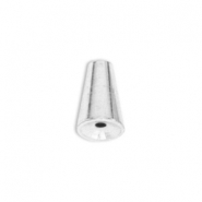 Beadalon Memory wire end caps cone 6.5mm Argent&eacute;