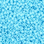 Perles Miyuki delicas 11/0 Opaque matte turquoise blue DB-755