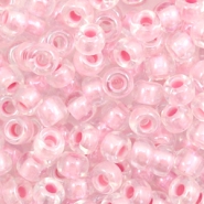 Perles de rocailles Miyuki 6/0 Pearlized effect pink 6-4607