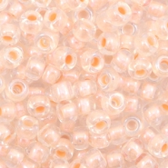Perles de rocailles Miyuki 6/0 Pearlized effect salmon pink 6-4604