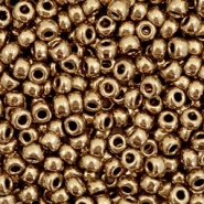 Perles de rocailles Miyuki 8/0 Metallic dark bronze 8-457