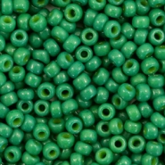 Perles de rocailles Miyuki 8/0 Duracoat opaque spruce green 8-4477