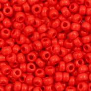 Perles de rocailles Miyuki 8/0 Opaque red 8-408