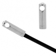 Apprêts en acier inox embout Ø1.2mm argenté antique