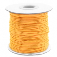 Fil &eacute;lastique color&eacute; 1mm orange tournesol