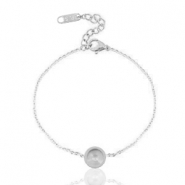 Bracelets en acier Polaris pour cabochon 7mm / Swarovski Elements 2088-SS34 