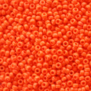 Perles de rocailles Miyuki 11/0 Opaque orange 11-406