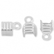 Argent 925 apprêts fermoir pour lacet 3mm Argent