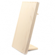 Pr&eacute;sentoir bijoux pour colliers Naturel (couleur naturelle du bois)