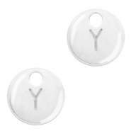 Breloques en métal Basic Quality lettre Y Argenté antique (sans nickel)