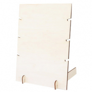 Pr&eacute;sentoir bijoux en bois pour colliers Naturel (couleur naturelle du bois)