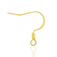 Appr&ecirc;ts en m&eacute;tal TQ boucles d'oreilles crochet Dor&eacute;