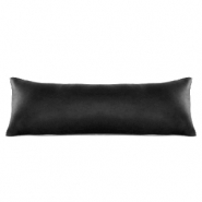 Pr&eacute;sentoir bijoux coussin simili cuir Noir