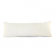 Pr&eacute;sentoir bijoux coussin lin Blanc cass&eacute;