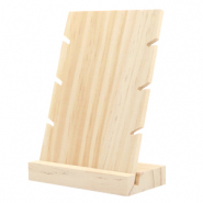 Pr&eacute;sentoir bijoux en bois pour bracelets Naturel (couleur naturelle du bois)