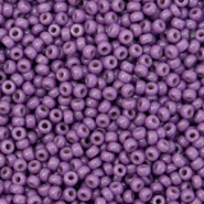 Perles de rocailles Miyuki 11/0 Duracoat opaque anemone purple 11-4490