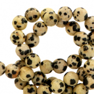 Pierres naturelles Jaspe Dalmatien 8mm Gris orme-greige