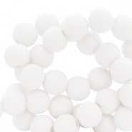 Perles acryliques 6mm Blanc