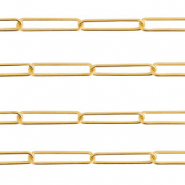 Apprêts en acier inox chaîne maille jaseron maillons doré