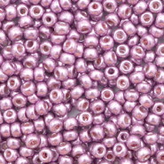 Perles de rocailles Miyuki 8/0 Duracoat galvanized dusty orchid purple 8-4218