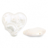 Perles d'eau douce Blanc nacré