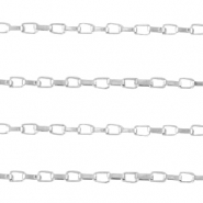 Apprêts en acier inox chaîne maille jaseron maille Vénitienne Argenté