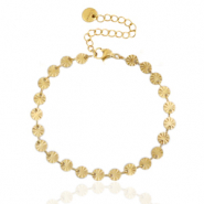 Bracelets en acier inox jaseron Doré