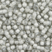Perles de rocailles Miyuki 8/0 Fancy lined moonstone grey 8-2268