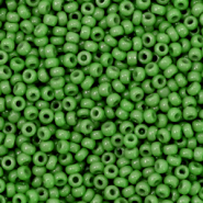 Perles de rocailles Miyuki 11/0 Opaque green 11-411