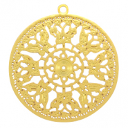 Pendentifs boh&egrave;mes rond papillon Dor&eacute;