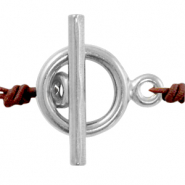 Apprêts en acier Inox fermoir T Argenté