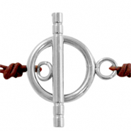 Apprêts en acier Inox fermoir T Argenté