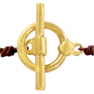 Apprêts en acier Inox fermoir T Doré