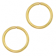 Appr&ecirc;ts en acier inox anneau bris&eacute; 5mm Dor&eacute;