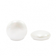 Perles coquillage nacr&eacute; perles rond 12mm Blanc