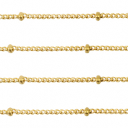 Appr&ecirc;ts en acier inox cha&icirc;ne maille jaseron maille gourmette boule Dor&eacute;