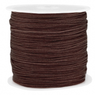 Fil macramé 0.8mm Marron chocolat