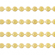 Apprêts en acier Inox chaîne maille jaseron pièces Doré