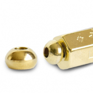 Bijoux C.U.S&reg; message beads embout Dor&eacute; (sans nickel)