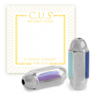 Bijoux C.U.S&reg; message beads "amour" Argent&eacute; (sans nickel)