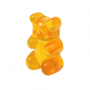 Pendentifs en r&eacute;sine gummi bear Jaune