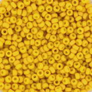Perles de rocailles Miyuki 11/0 Opaque matte canary yellow 11-2311